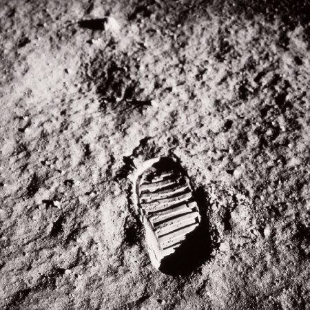 galleryastro Tirage photo Empreinte de pas de Neil Armstrong ©AFA