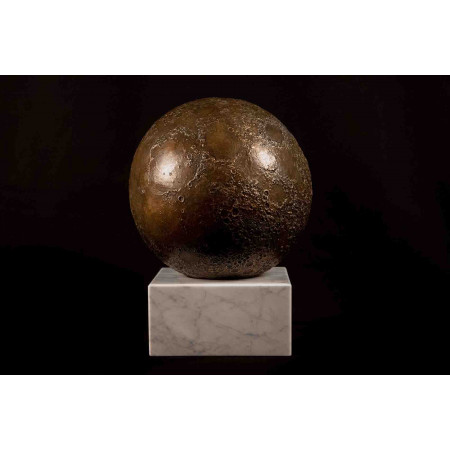 objet décoration astronomie cassiom globe lunaire en bronze 3