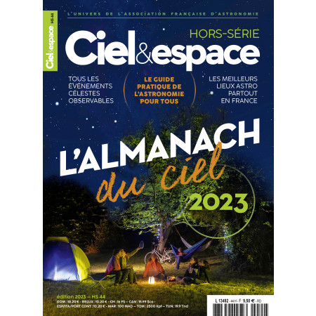 Couverture Almanach du ciel 2022 - astronomie