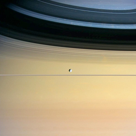 détails du tirage photographique de Saturne par la sonde Cassini p2 ©AFA