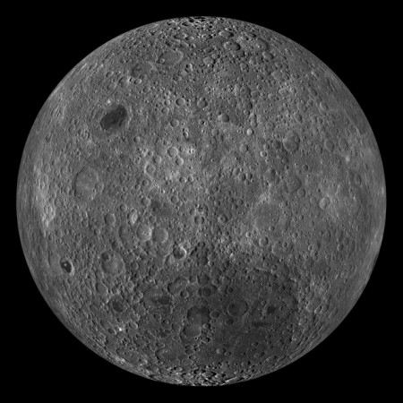 galleryastro Tirage photo phase cahcée de la Lune par LRO ©AFA