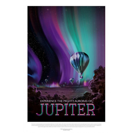 galleryastro poster retro Affiche Jupiter ©AFA