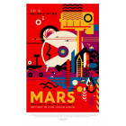 Poster NASA Rétro - Mars
