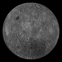 galleryastro Tirage photo phase cahcée de la Lune par LRO ©AFA
