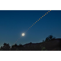 L'éclipse à Burgos (Espagne)