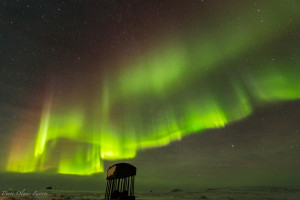 Aurores boréales en Islande