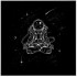 Zen Astronaut - Affiche Juniqe avec cadre blanc