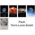 GalleryAstro posters Nasa Système solaire et au-delà pack terre Lune  ©AFASoleil