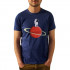 Tee-shirt astronaute couleur denim 