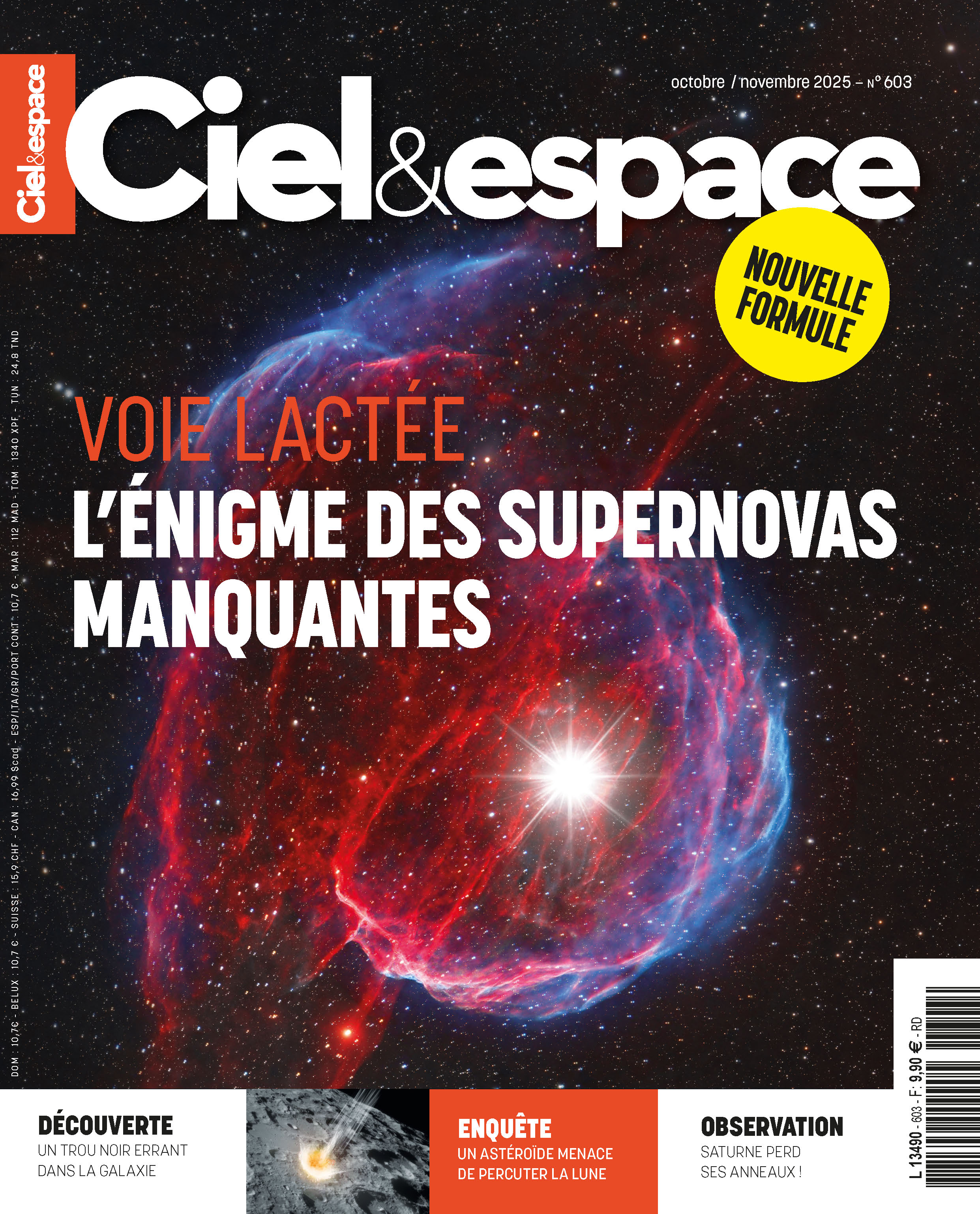 Voie lactée - l'énigme des supernovas manquantes